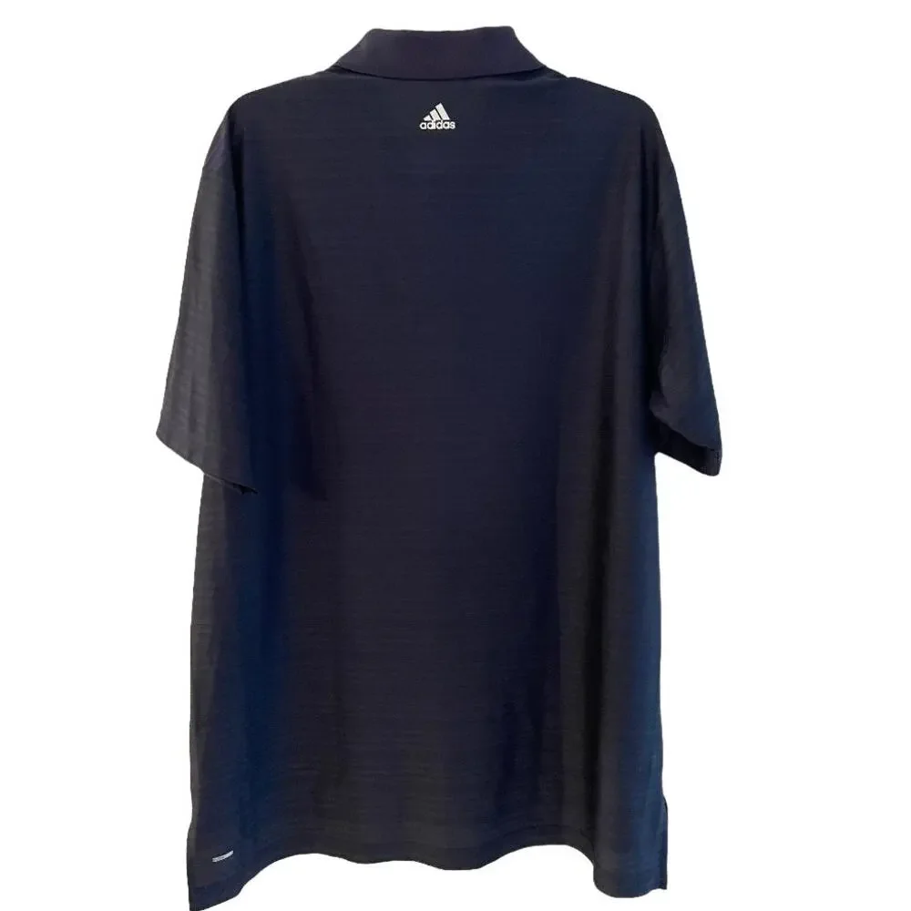 Adidas Mens Size XL Navy Blue‎ Performance Golf Polo Shirt Short Sleeve